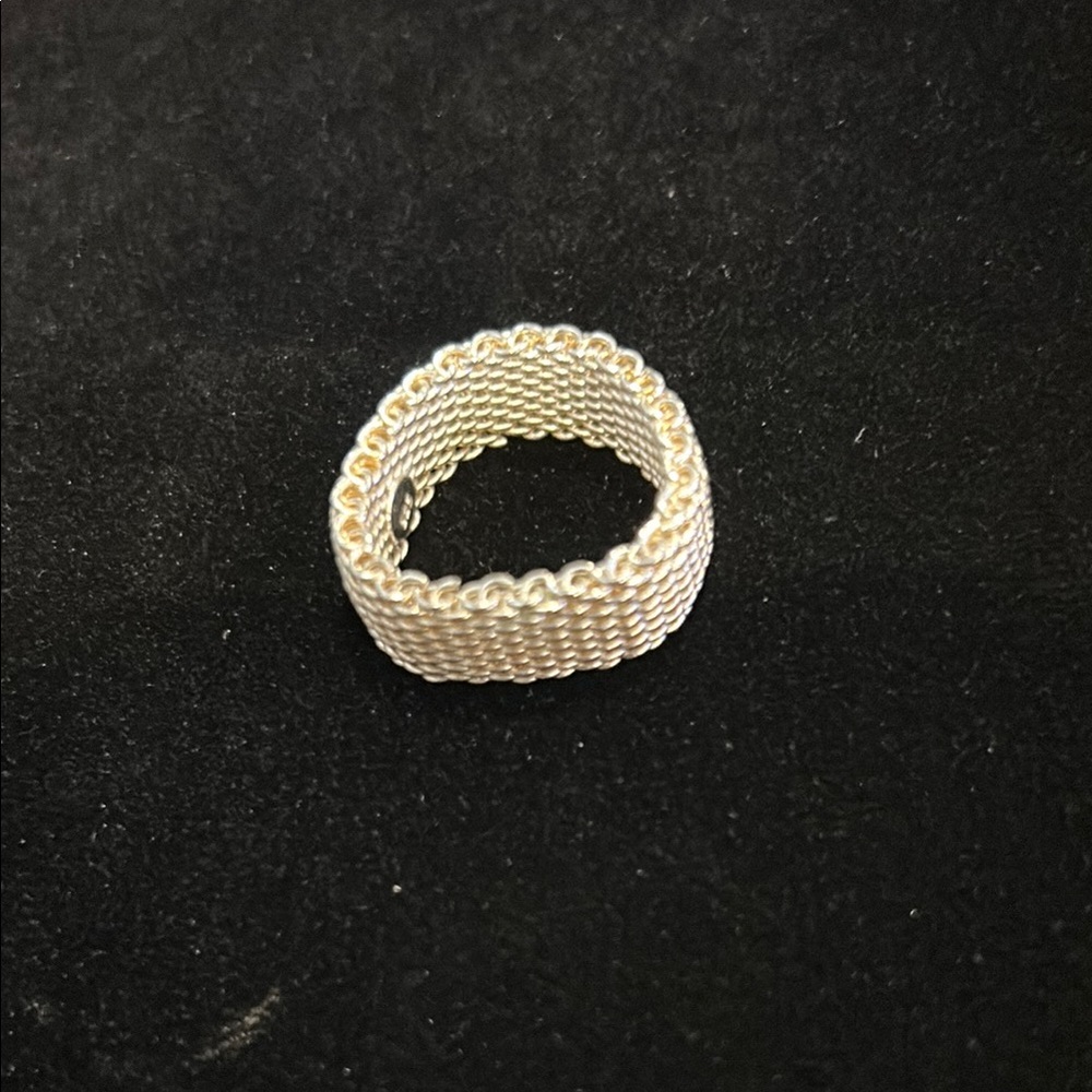 Silver mesh Ring